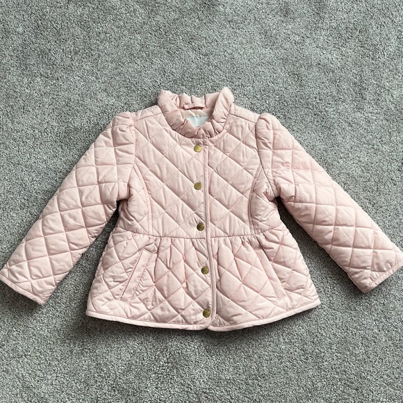 Janie and Jack Jackets & Coats Janie And Jack Pink Quilted Jacket
